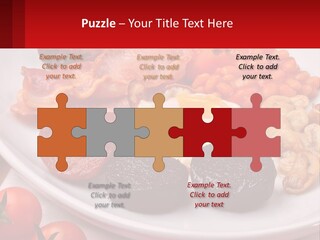 Eat Bacon Sausage PowerPoint Template