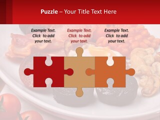 Eat Bacon Sausage PowerPoint Template