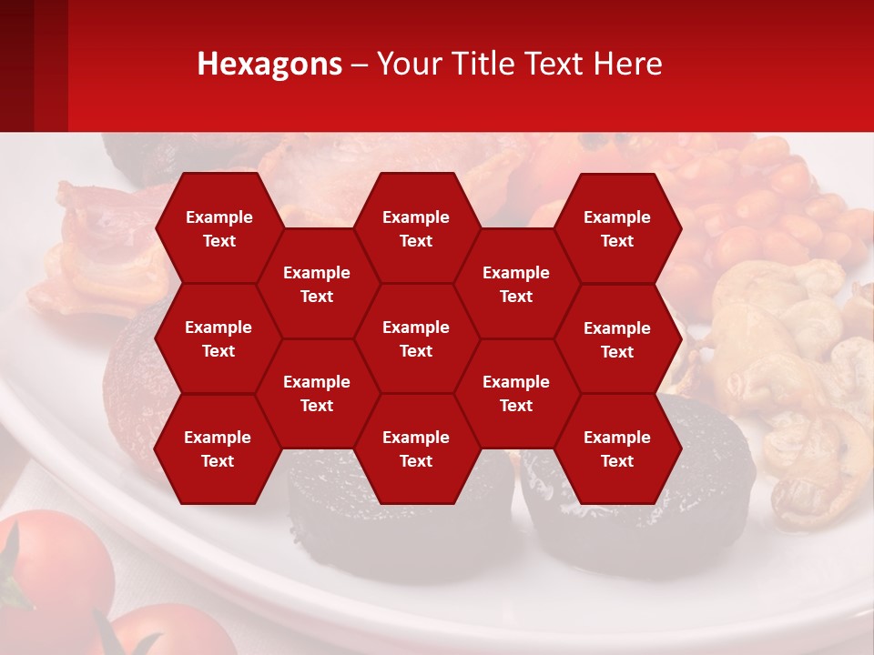 Eat Bacon Sausage PowerPoint Template