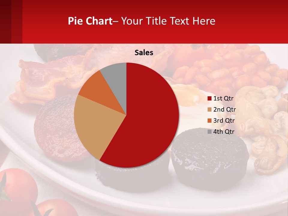 Eat Bacon Sausage PowerPoint Template