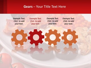 Eat Bacon Sausage PowerPoint Template