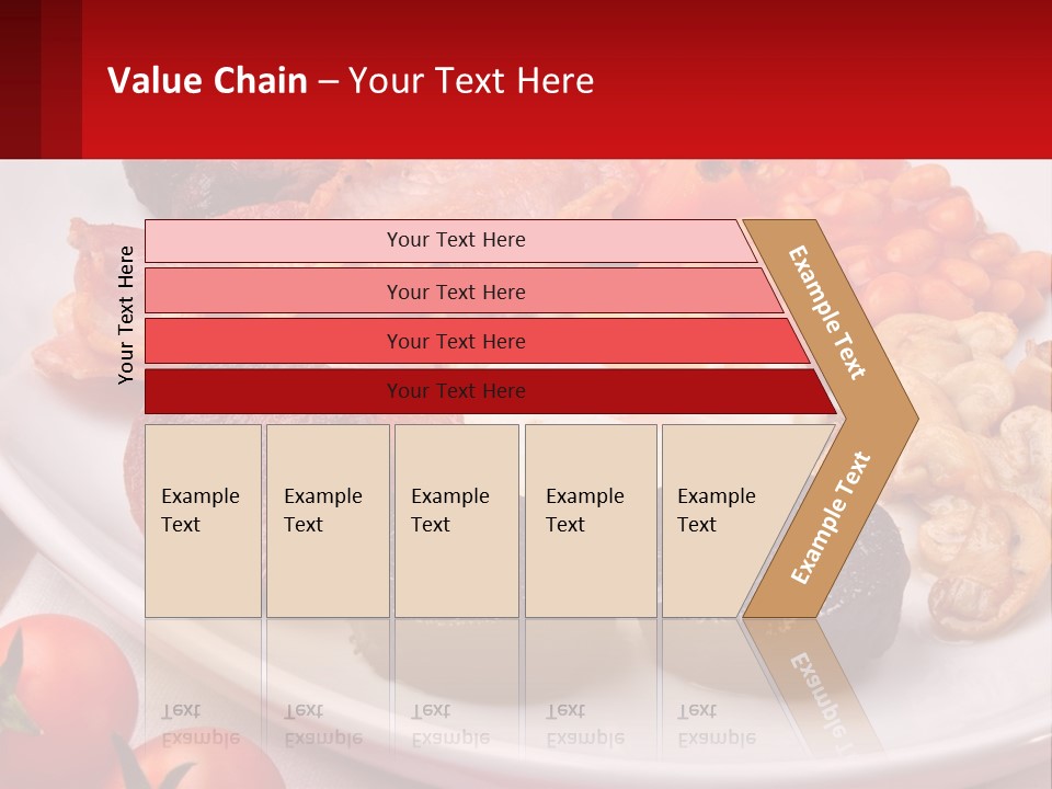 Eat Bacon Sausage PowerPoint Template