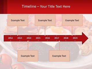 Eat Bacon Sausage PowerPoint Template