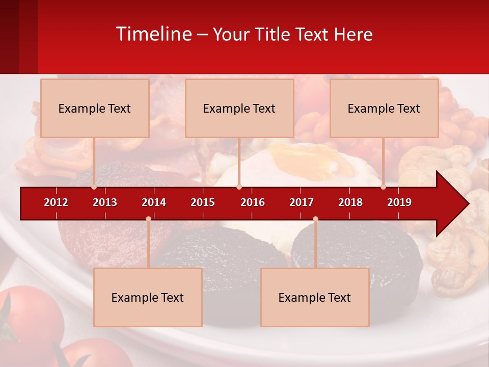 Eat Bacon Sausage PowerPoint Template