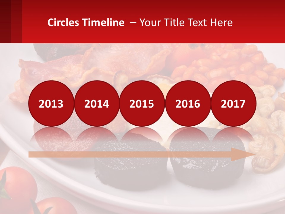 Eat Bacon Sausage PowerPoint Template