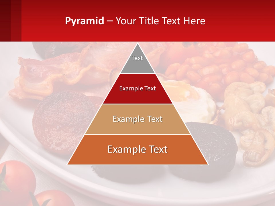 Eat Bacon Sausage PowerPoint Template