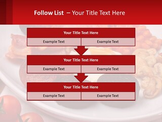 Eat Bacon Sausage PowerPoint Template