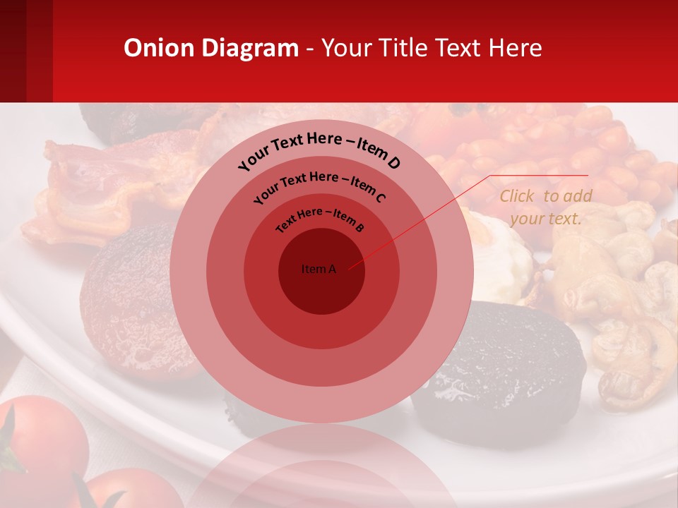 Eat Bacon Sausage PowerPoint Template