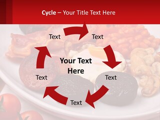 Eat Bacon Sausage PowerPoint Template