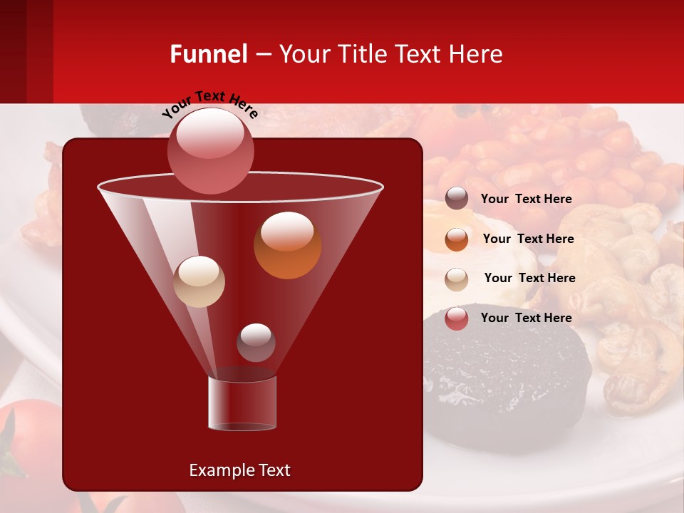 Eat Bacon Sausage PowerPoint Template