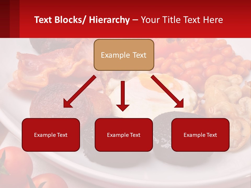 Eat Bacon Sausage PowerPoint Template