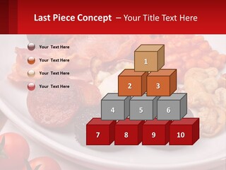 Eat Bacon Sausage PowerPoint Template