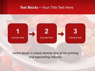 Eat Bacon Sausage PowerPoint Template