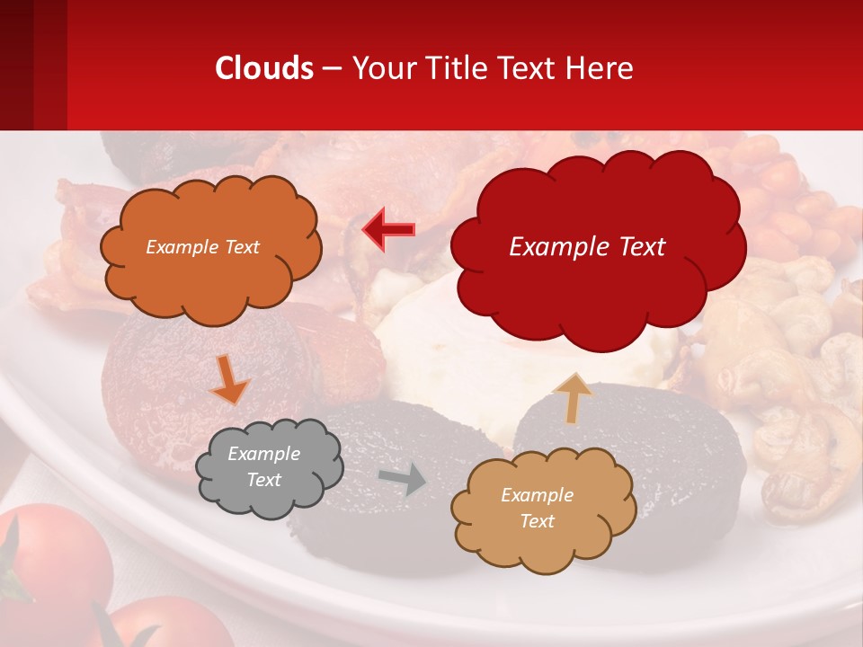 Eat Bacon Sausage PowerPoint Template