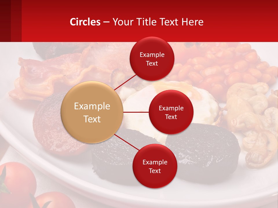 Eat Bacon Sausage PowerPoint Template