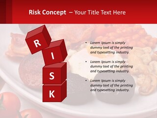 Eat Bacon Sausage PowerPoint Template