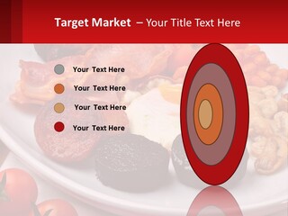 Eat Bacon Sausage PowerPoint Template