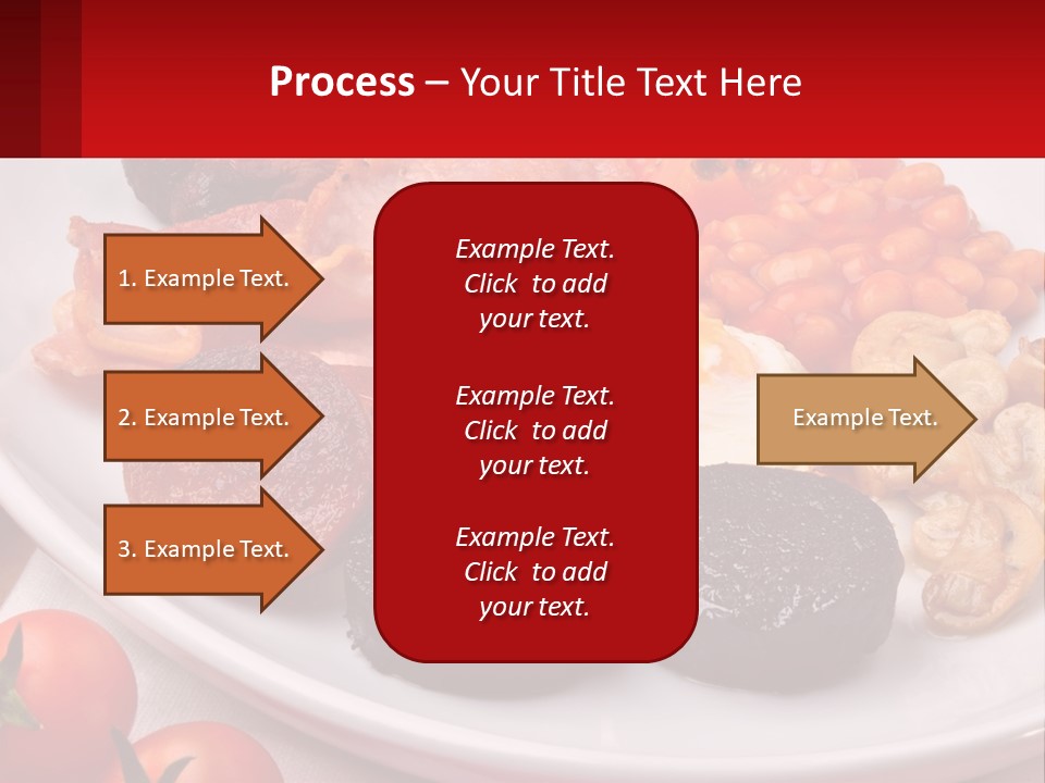 Eat Bacon Sausage PowerPoint Template