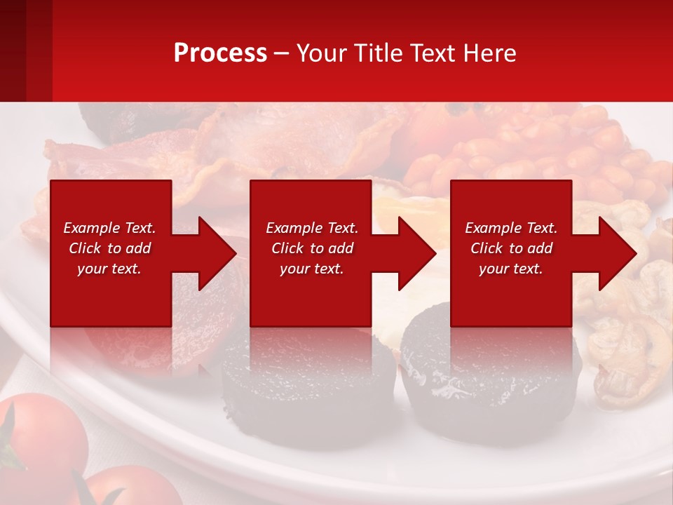 Eat Bacon Sausage PowerPoint Template