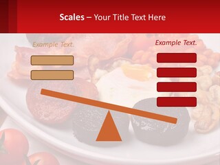 Eat Bacon Sausage PowerPoint Template