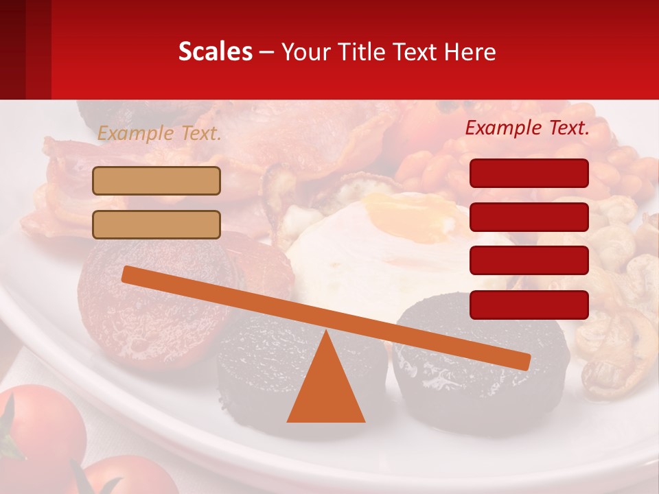 Eat Bacon Sausage PowerPoint Template