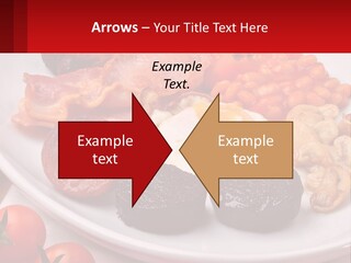 Eat Bacon Sausage PowerPoint Template