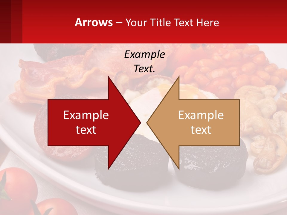 Eat Bacon Sausage PowerPoint Template