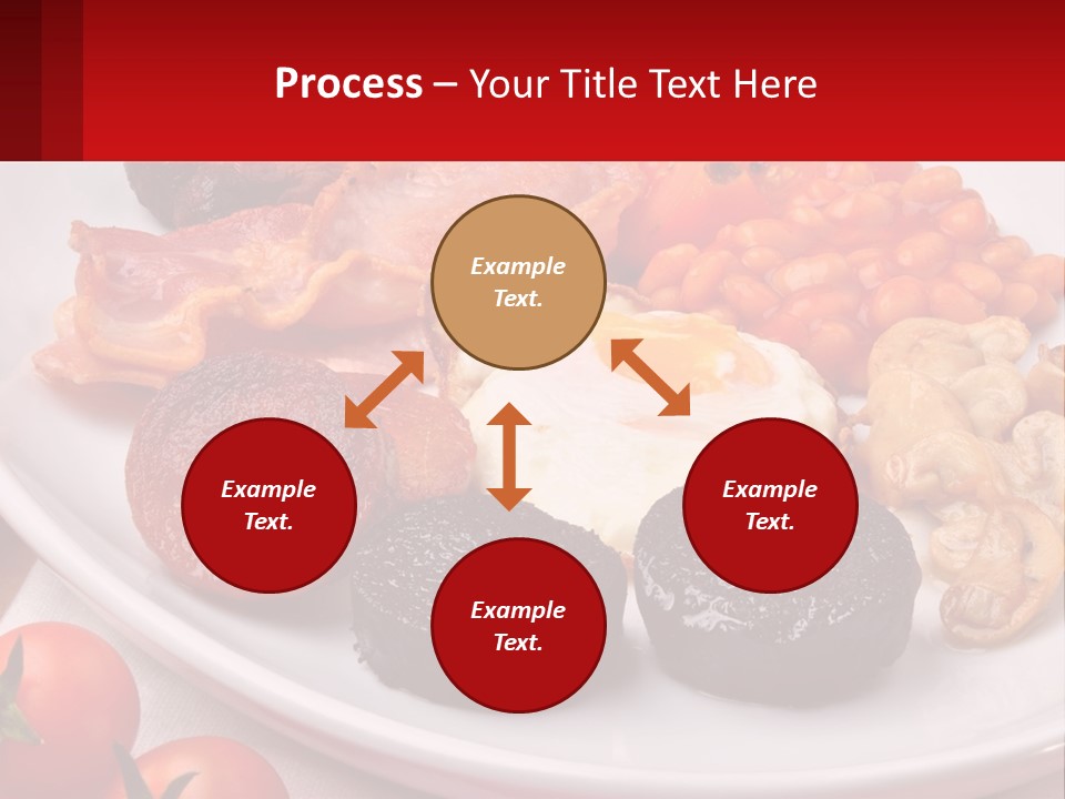 Eat Bacon Sausage PowerPoint Template