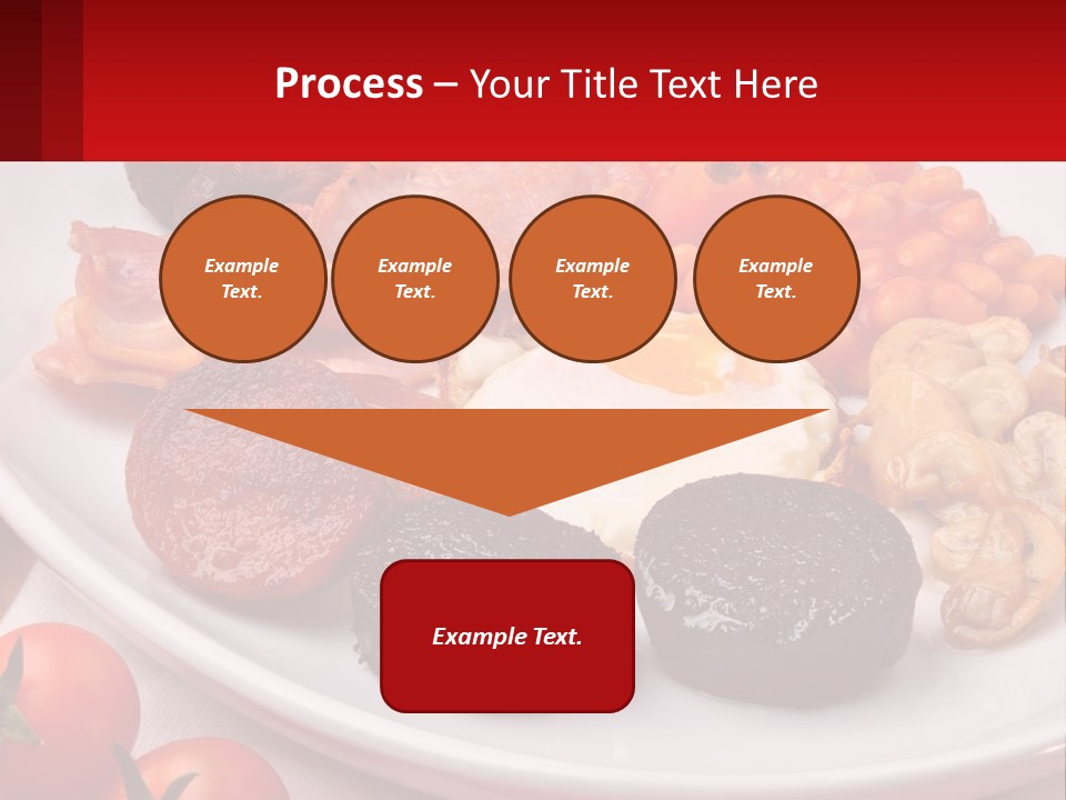 Eat Bacon Sausage PowerPoint Template
