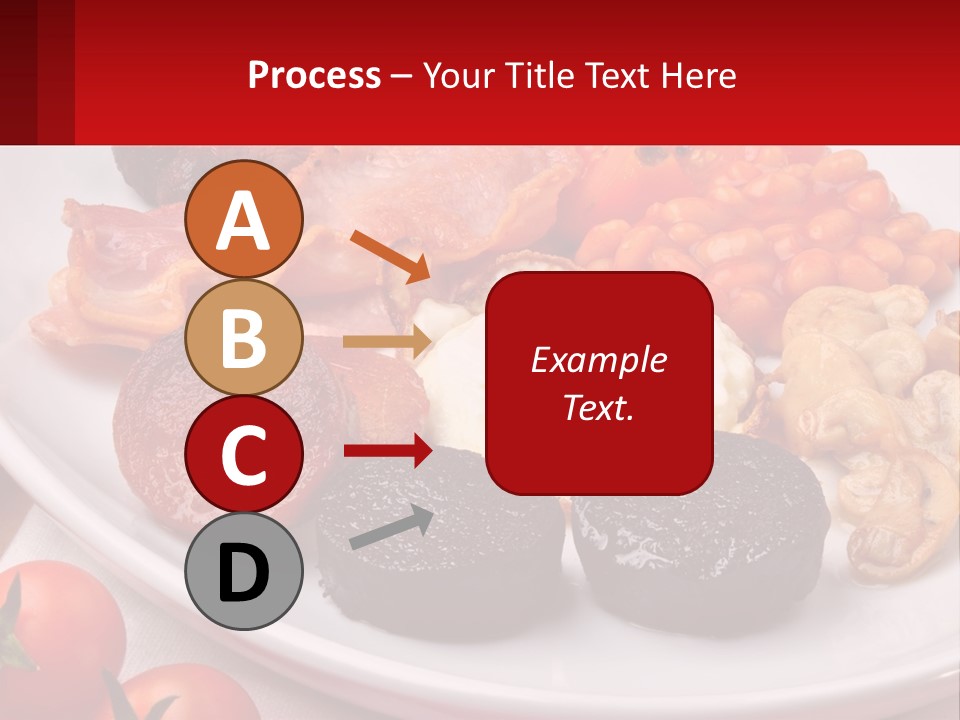 Eat Bacon Sausage PowerPoint Template