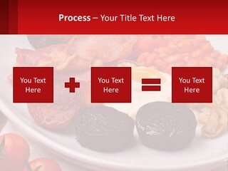 Eat Bacon Sausage PowerPoint Template