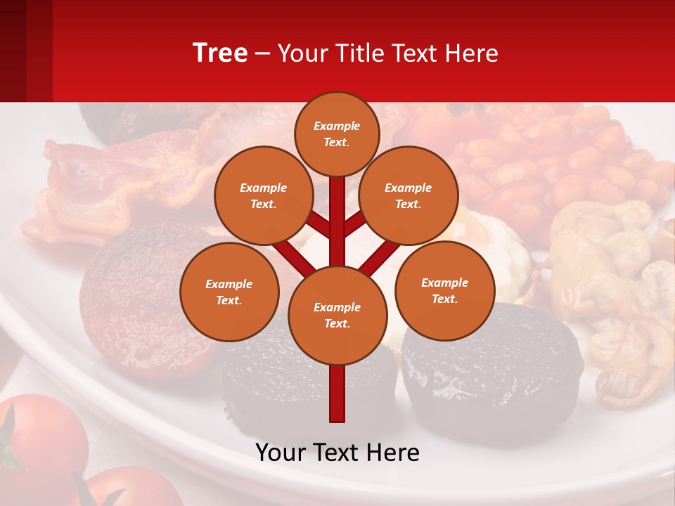 Eat Bacon Sausage PowerPoint Template