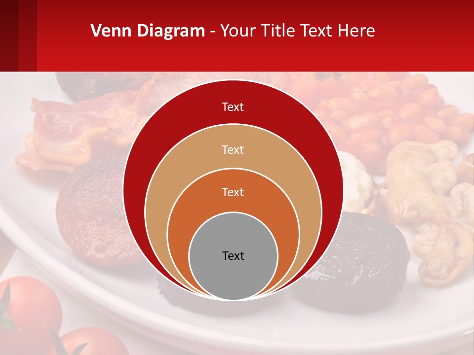 Eat Bacon Sausage PowerPoint Template