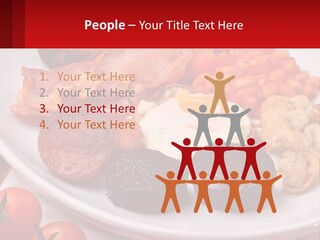 Eat Bacon Sausage PowerPoint Template