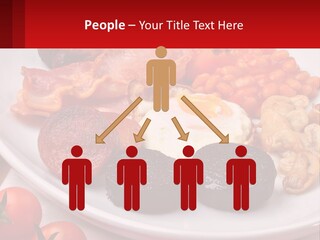 Eat Bacon Sausage PowerPoint Template