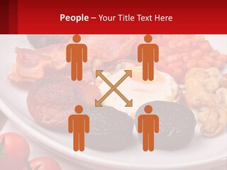 Eat Bacon Sausage PowerPoint Template