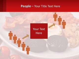 Eat Bacon Sausage PowerPoint Template