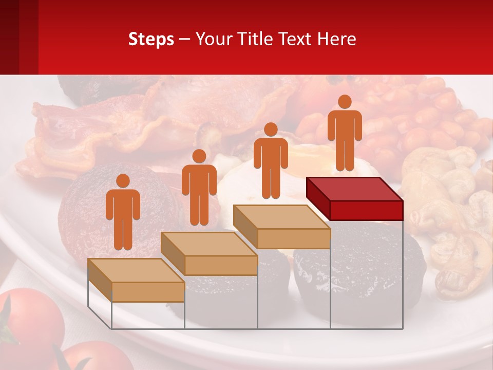 Eat Bacon Sausage PowerPoint Template