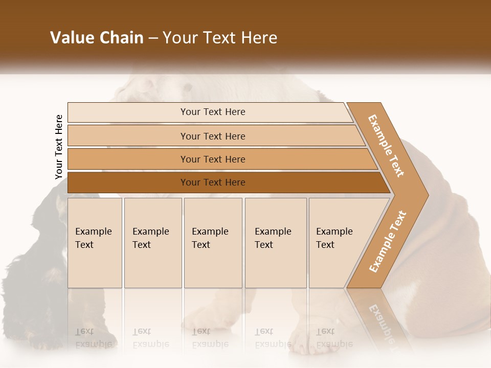 Face English Puppy PowerPoint Template