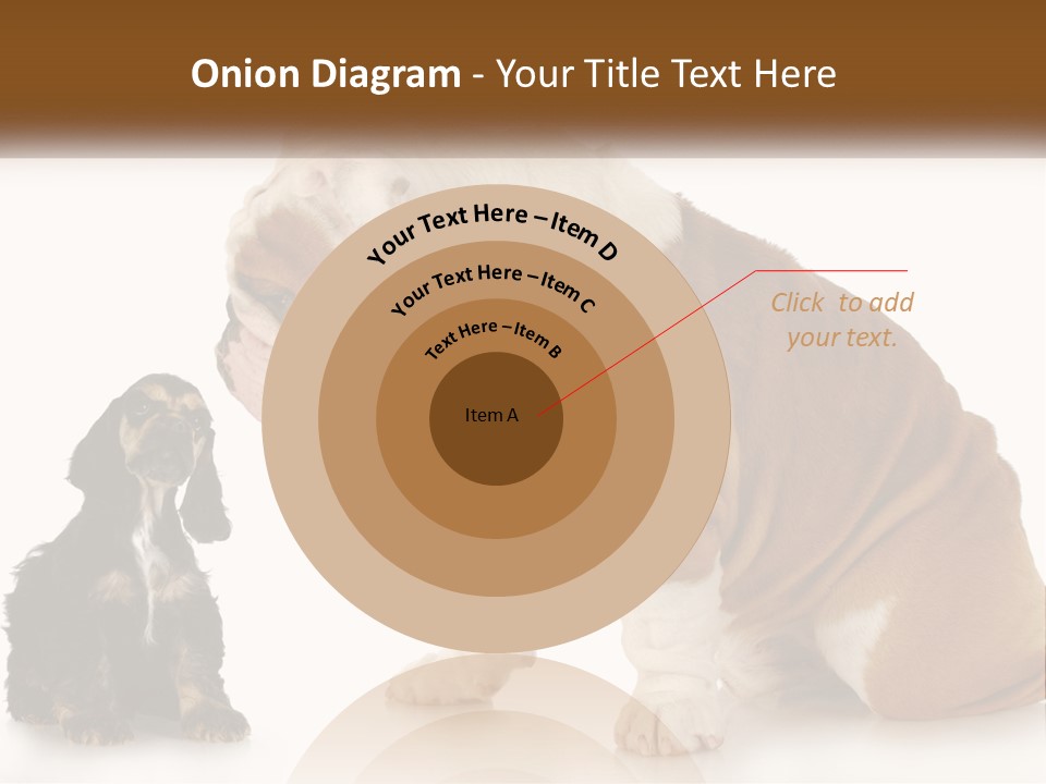 Face English Puppy PowerPoint Template