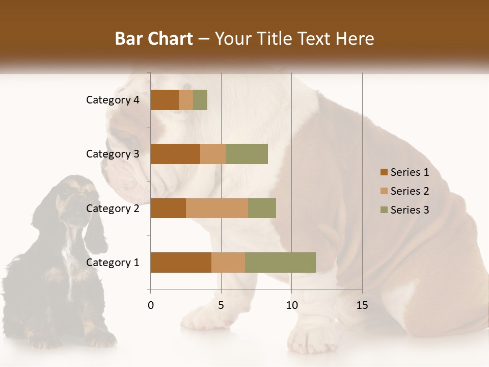 Face English Puppy PowerPoint Template