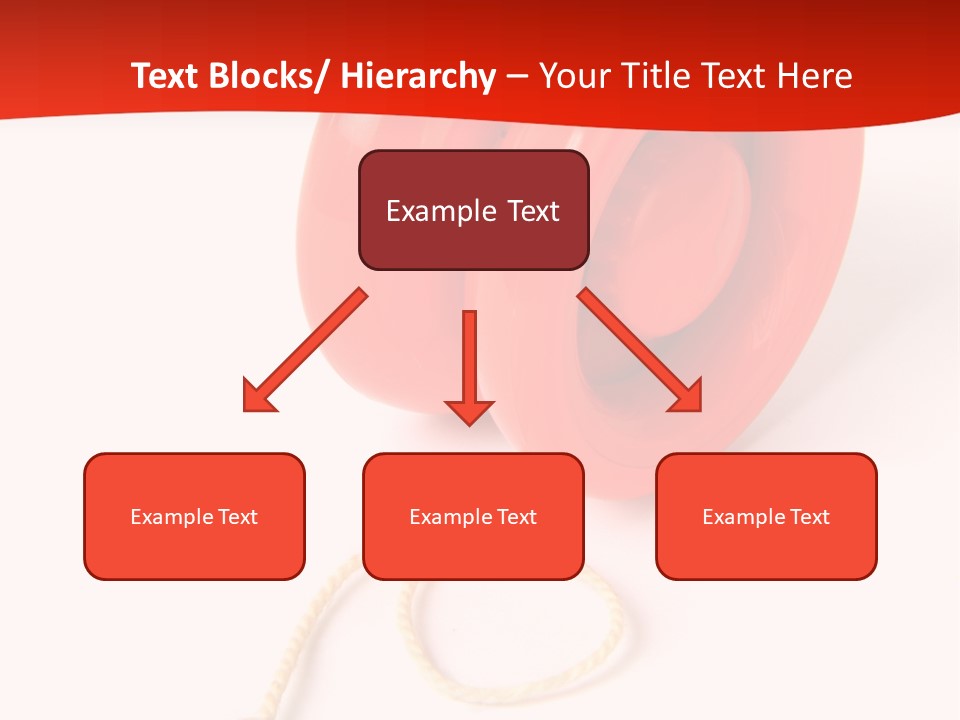 Windup Cutout Spool PowerPoint Template