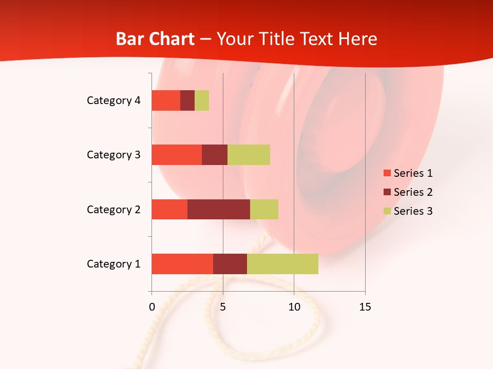 Windup Cutout Spool PowerPoint Template