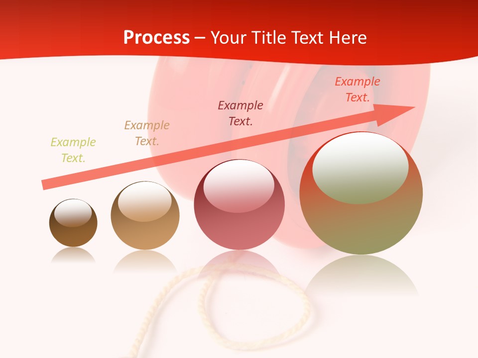 Windup Cutout Spool PowerPoint Template