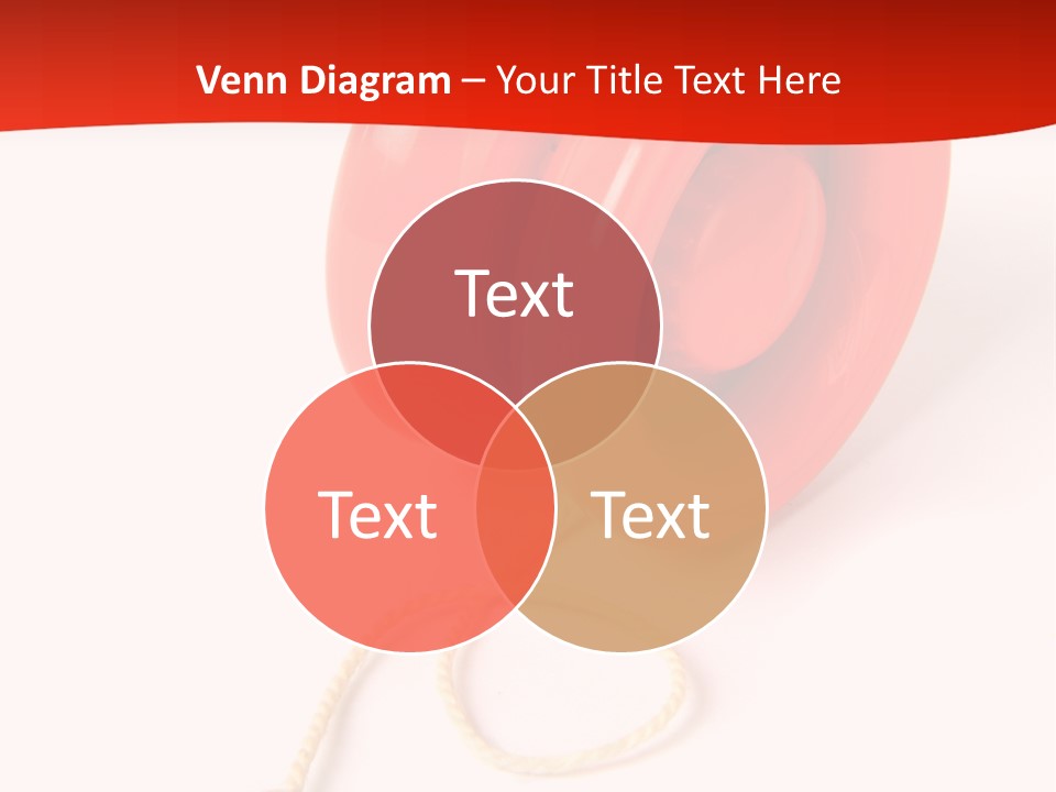 Windup Cutout Spool PowerPoint Template