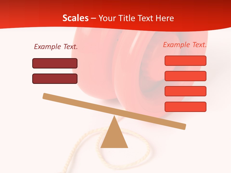 Windup Cutout Spool PowerPoint Template