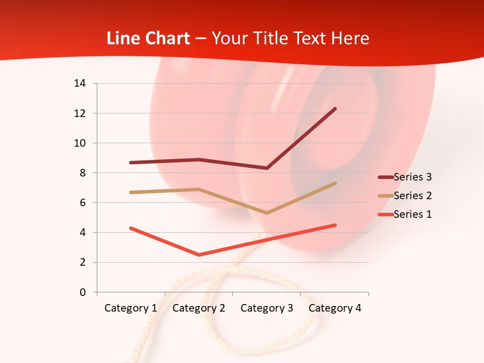 Windup Cutout Spool PowerPoint Template