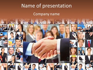 Agent Service Center PowerPoint Template