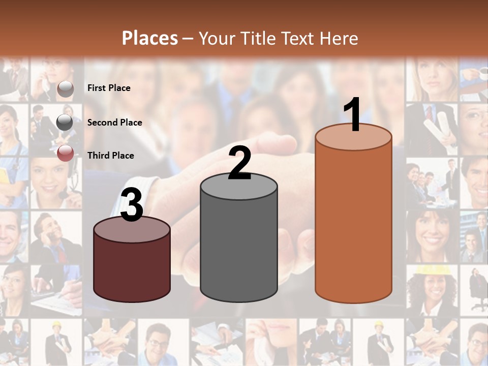 Agent Service Center PowerPoint Template