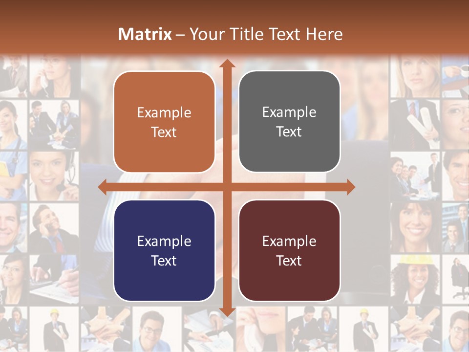 Agent Service Center PowerPoint Template